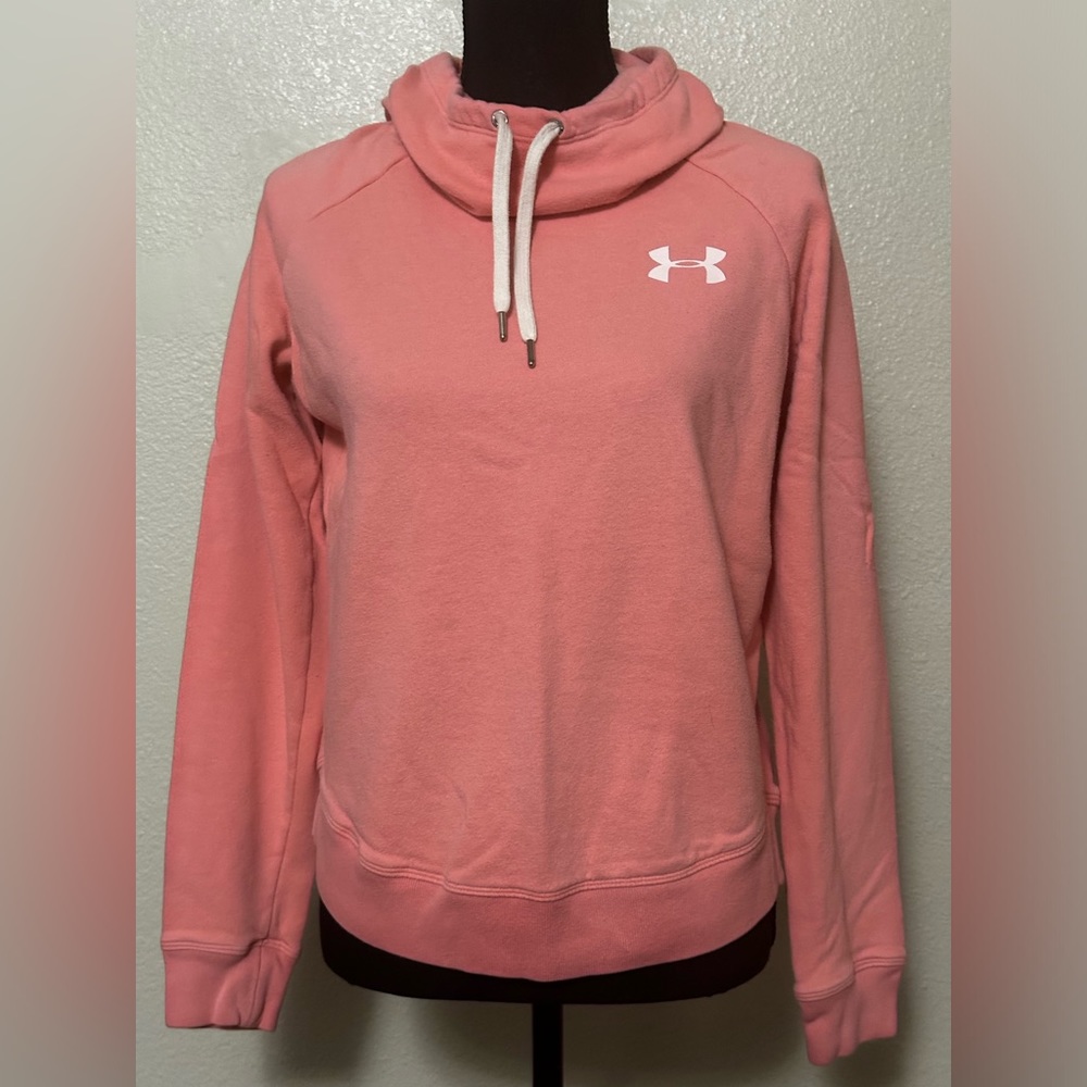 Pink Cowl-Style, Under Armour Hoodie Sweatshirt
